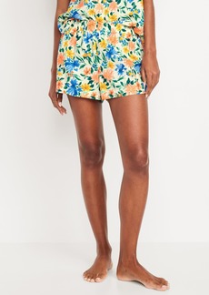 Old Navy High-Waisted Poplin Pajama Short