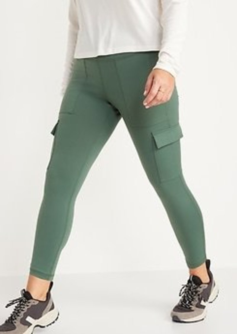 Old Navy Extra High-Waisted PowerSoft Rib-Knit Flare Leggings for Women