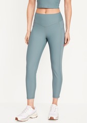 Old Navy High-Waisted PowerSoft Ribbed 7/8 Leggings