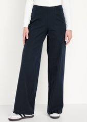 Old Navy High-Waisted Pull-On Pixie Wide-Leg Pants