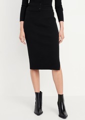 Old Navy High-Waisted SoSoft Ribbed Midi Skirt