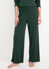 Old Navy High-Waisted Ribbed Pajama Pants