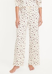 Old Navy High-Waisted Ribbed Pajama Pants