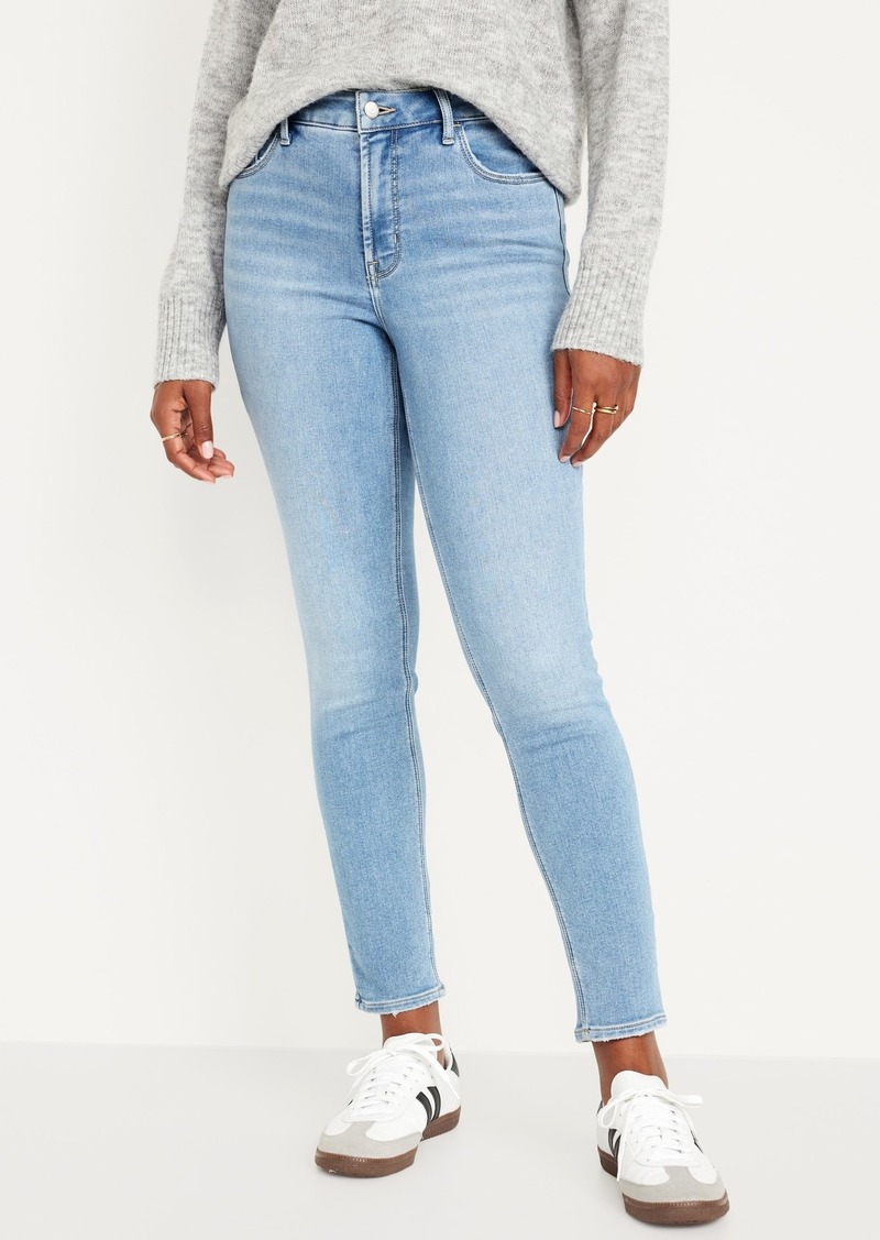 Old Navy High-Waisted Built-In Warm Rockstar Super-Skinny Jeans