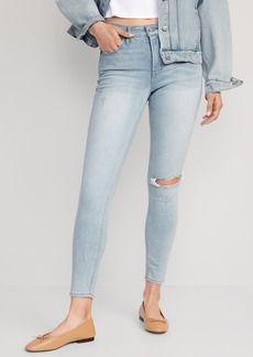 Old Navy High-Waisted Rockstar Super Skinny Ripped Jeans