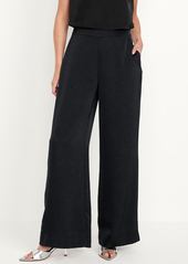 Old Navy High-Waisted Satin Super Wide-Leg Pants