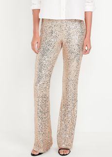 Old Navy High-Waisted Sequin Flare Pants