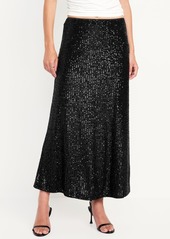 Old Navy High-Waisted Sequin Maxi Skirt