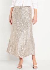 Old Navy High-Waisted Sequin Maxi Skirt