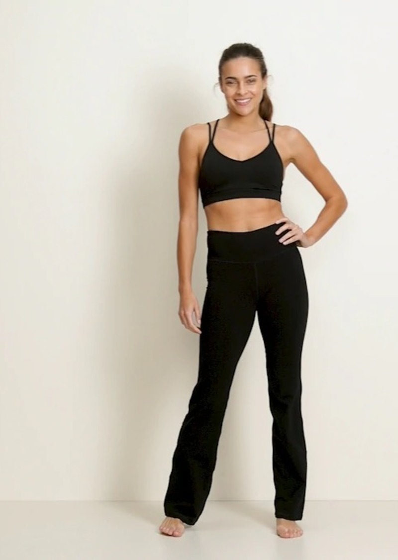 high waisted slim boot cut yoga pants