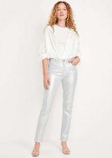 Old Navy High-Waisted Metallic Vintage Slim Jeans