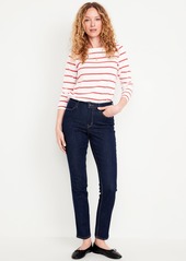 Old Navy High-Waisted Wow Straight Ankle Jeans
