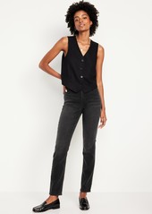 Old Navy High-Waisted Wow Straight Ankle Jeans