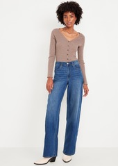 Old Navy High-Waisted Wow Wide-Leg Jeans