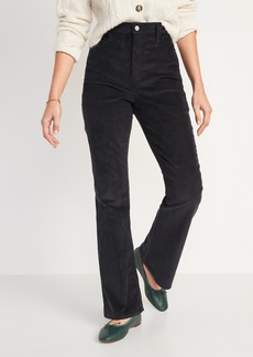 Old Navy Higher High-Waisted Corduroy Flare Pants for Women