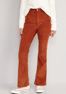 Old Navy Higher High-Waisted Flare Corduroy Pants