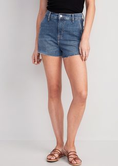 Old Navy Higher High-Waisted Cut-Off Jean Shorts -- 3-inch inseam