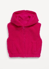 Old Navy Hooded Sherpa Vest for Girls