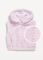 Old Navy Hooded Sherpa Vest for Girls