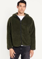 Old Navy Hooded Sherpa Zip Jacket