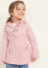 Old Navy Hooded Twill Utility Scout Jacket for Toddler Girls