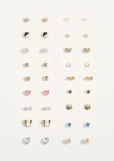 Old Navy Icon Stud Earrings Variety 18-Pack for Women