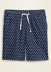 Old Navy Indigo Ikat-Print Jogger Shorts for Men -- 9-inch inseam