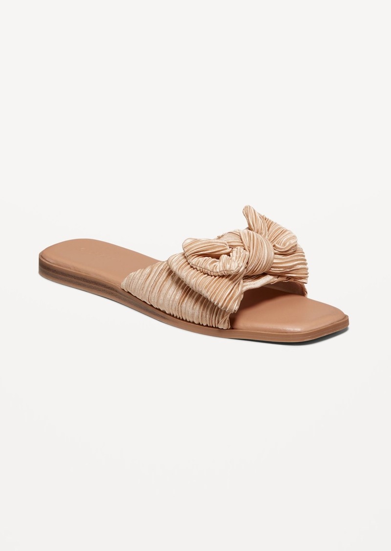 Old Navy Knot-Front Slide Sandals