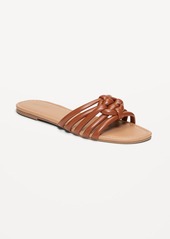 Old Navy Knotted Puff Slide Sandals