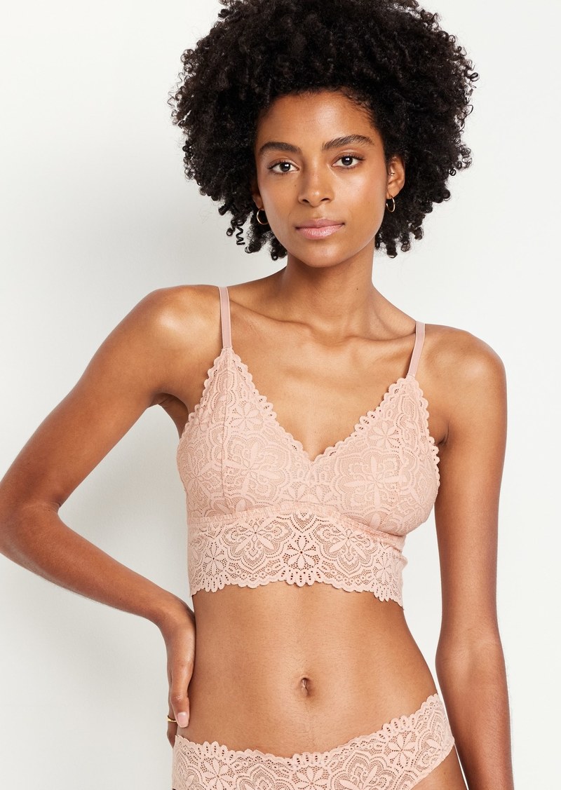 Old Navy Lace Longline Bralette