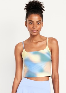 Old Navy Light Support Strappy PowerSoft Longline Sports Bra