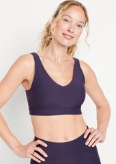 Old Navy Light Support PowerSoft V-Neck Sports Bra