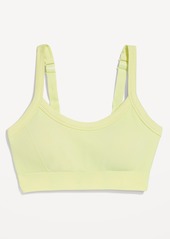 Old Navy Light Support Seamless Ribbed Sports Bra