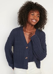 Old Navy Lightweight Cable-Knit Cardigan Sweater for Women