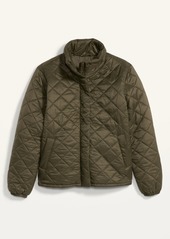 Old Navy Lightweight Diamond-Quilted Nylon Puffer Jacket for Women