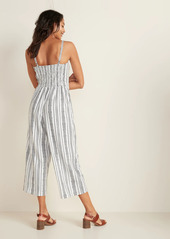 Old Navy Linen-Blend Geometric-Stripe Cami Jumpsuit for Women