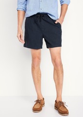 Old Navy Linen-Blend Jogger Shorts -- 5-inch inseam