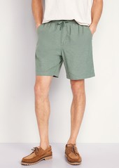 Old Navy Linen-Blend Jogger Shorts -- 7-inch inseam