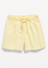 Old Navy Linen-Blend Pull-On Shorts for Toddler Girls