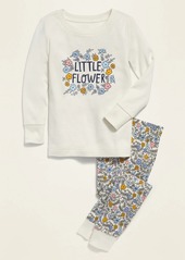 Old Navy "Little Flower" Pajama Set for Toddler Girls & Baby