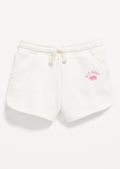 Old Navy Logo-Graphic Dolphin-Hem Fleece Shorts for Toddler Girls