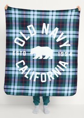 Old Navy Logo-Graphic Fleece Blanket for the Family