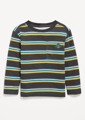 Old Navy Logo-Graphic French Terry Pocket T-Shirt for Toddler Boys