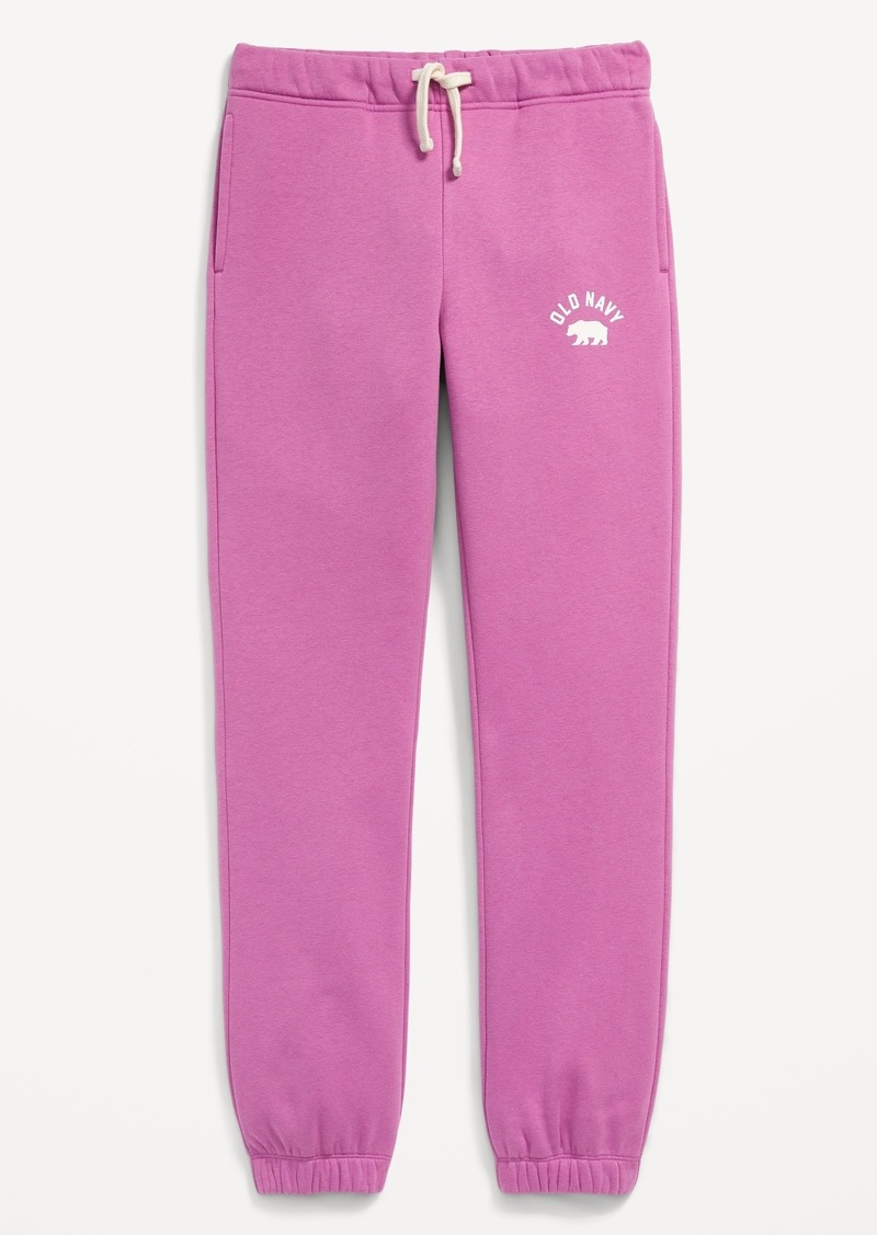 Old Navy Logo-Graphic Jogger Sweatpants for Girls
