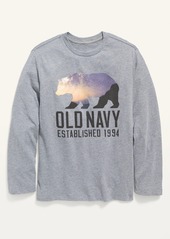 Old Navy Logo-Graphic Long-Sleeve Tee for Boys