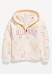 Old Navy Logo-Graphic Zip Hoodie for Girls