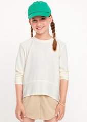 Old Navy Long-Sleeve Curved-Hem Performance Top for Girls