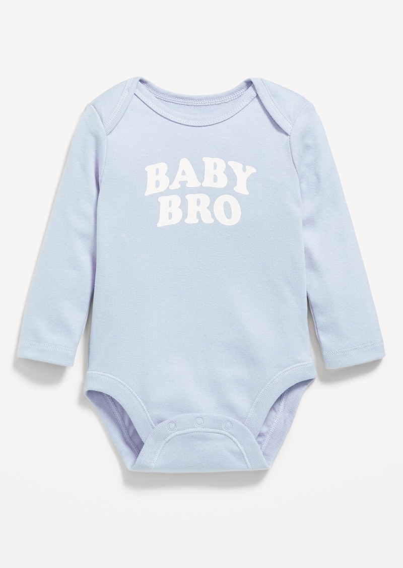 Old Navy Long-Sleeve Graphic Bodysuit for Baby