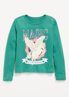 Old Navy Long-Sleeve Graphic T-Shirt for Girls