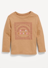 Old Navy Long-Sleeve Graphic T-Shirt for Toddler Girls